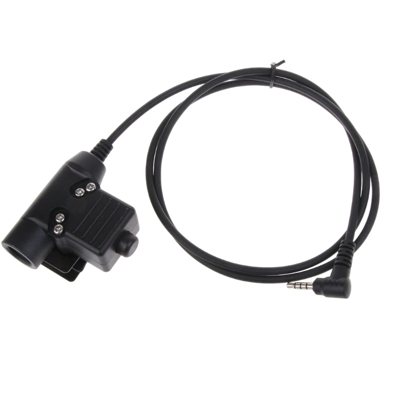 Tactical-U94 PTT Cable Plug-Headset Adapter for Walkie-Talkie VX-1R 3R VX168 VX160 FT60R VX-3R VX-5R FT1DR Radio Hunting
Tactical-U94 PTT Cable Plug-Headset Adapter for Walkie-Talkie VX-1R 3R VX168 VX160 FT60R VX-3R VX-5R FT1DR Radio Hunting