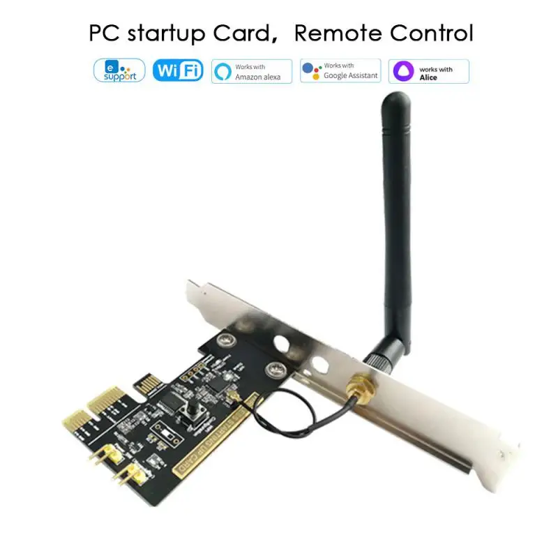 Smart Remote Computer Starting Up Card Wifi Pc Switch Telecommuting Solve Blue Screen Power Off Work With Alexa Alice Ewelink 
Smart Remote Computer Starting Up Card Wifi Pc Switch Telecommuting Solve Blue Screen Power Off Work With Alexa Alice Ewelink