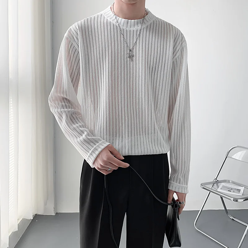 3Colors Summer Long Sleeve Sunscreen T-shirt For Men Clothing 2023 Round Collar Loose Casual O-Neck Thin Knit Tee Shirt Homme
3Colors Summer Long Sleeve Sunscreen T-shirt For Men Clothing 2023 Round Collar Loose Casual O-Neck Thin Knit Tee Shirt Homme