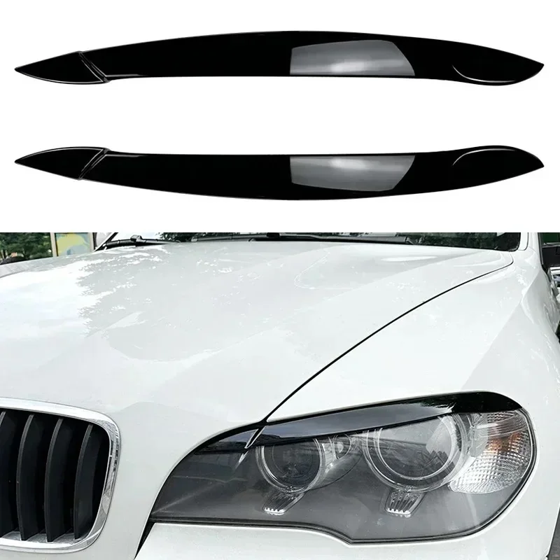 Car Headlight Lamp Eyebrows Cover Trim Auto Eyelids Lids Head Light Eyebrow Gloss Black Carbon Fiber For BMW X5 E70 2008-2013
Car Headlight Lamp Eyebrows Cover Trim Auto Eyelids Lids Head Light Eyebrow Gloss Black Carbon Fiber For BMW X5 E70 2008-2013