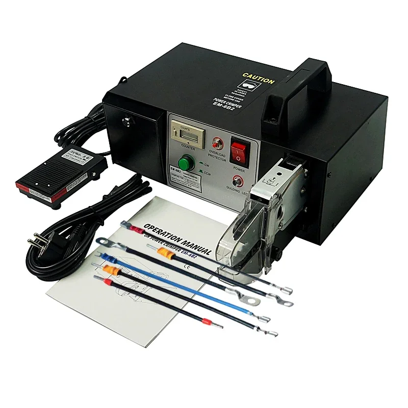 EM6B2 Or EM6B2-PRO Electrical Type Terminal Crimping Machine Tools Crimp Variety Of Terminals Equipped with 7 crimping dies
EM6B2 Or EM6B2-PRO Electrical Type Terminal Crimping Machine Tools Crimp Variety Of Terminals Equipped with 7 crimping dies