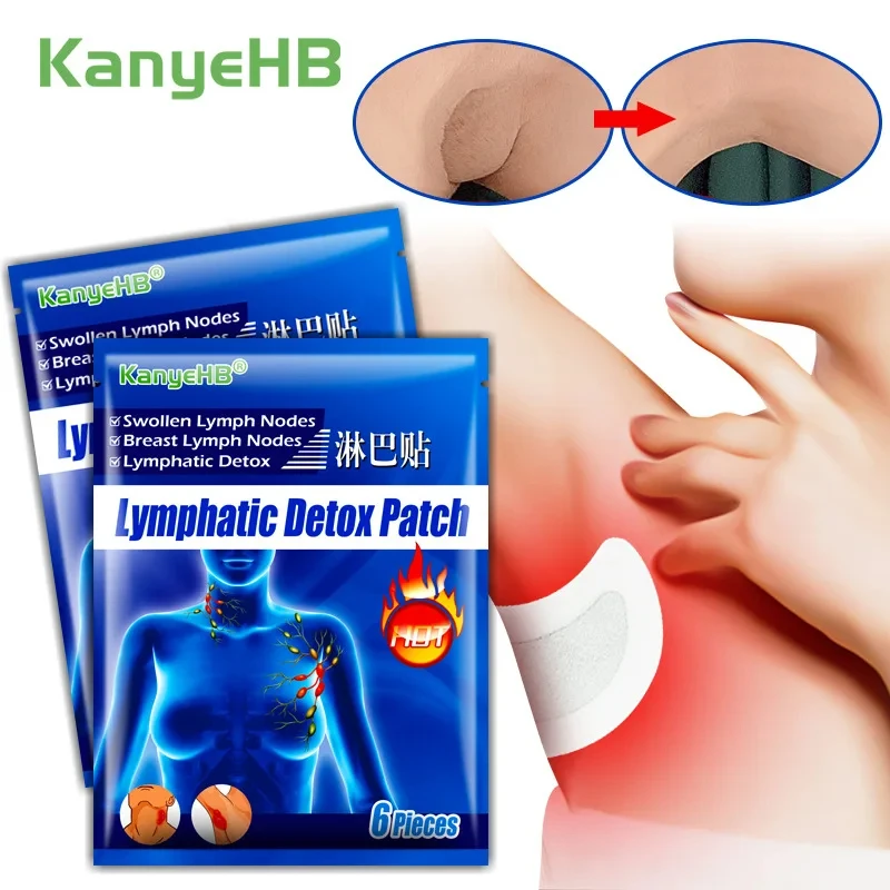 

30pcs Lymphatic Drainage Plaster Lymph Nodes Patch Breast Effective Anti-Swelling Neck Herbal Armpit Lymphatic Detox Patch