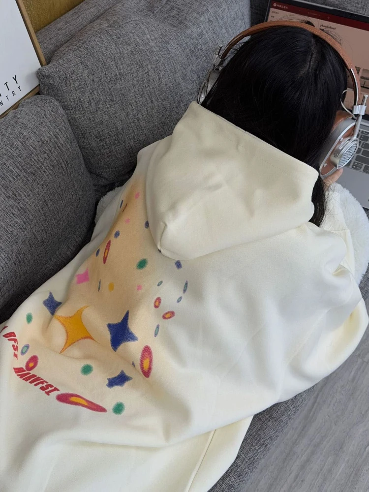 Deeptown Vintage Streetwear Star Graphic Hoodies Women Harajuku Kpop Oversized Hooded Sweatshirts Female Casual Y2K Tops Grunge
Deeptown Vintage Streetwear Star Graphic Hoodies Women Harajuku Kpop Oversized Hooded Sweatshirts Female Casual Y2K Tops Grunge