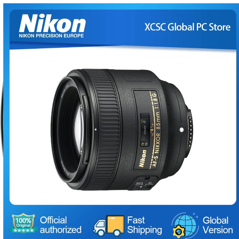 

FULL NEW NIKON AF-S NIKKOR 85mm F/1.8 G FX Large Aperture Portrait Lens For NIKON D780 D850 D810 Professional Photography