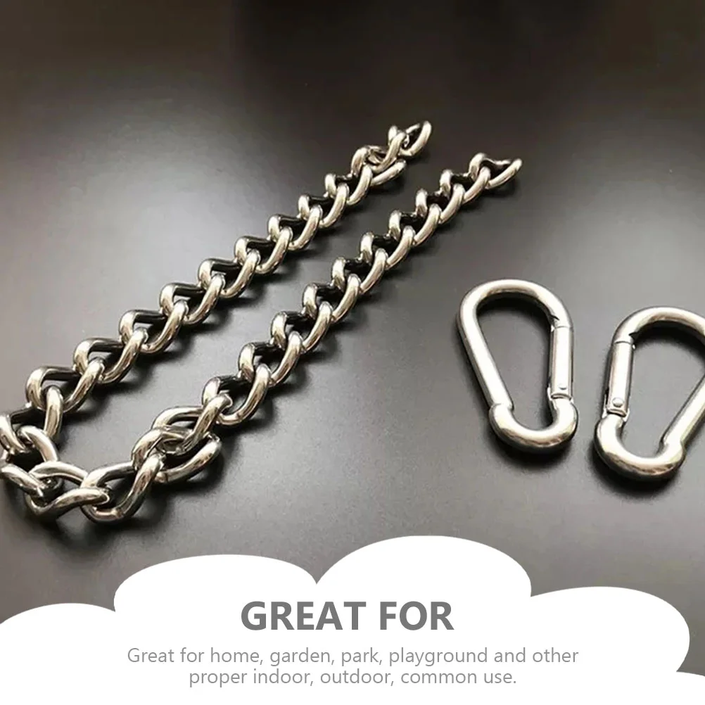 Stainless Steel Hanging Chain with Snap Hooks Hammock Chain Swing Chair Sandbags Punching Porch Tire Swings Hanger Bag
Stainless Steel Hanging Chain with Snap Hooks Hammock Chain Swing Chair Sandbags Punching Porch Tire Swings Hanger Bag