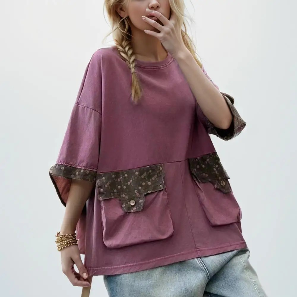 Dimanaf Summer 2024 Plus Size Women Cotton T-Shirt Tops Vintage Print Loose Flower Basic Tees Shirt Blouse Clothing 17
Dimanaf Summer 2024 Plus Size Women Cotton T-Shirt Tops Vintage Print Loose Flower Basic Tees Shirt Blouse Clothing 17