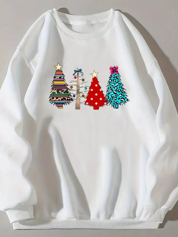 Women Christmas New Year Fashion Print Sweatshirts Tree Lovely Festival Cute Clothes Ladies Clothing Holiday Graphic Pullovers
Women Christmas New Year Fashion Print Sweatshirts Tree Lovely Festival Cute Clothes Ladies Clothing Holiday Graphic Pullovers
