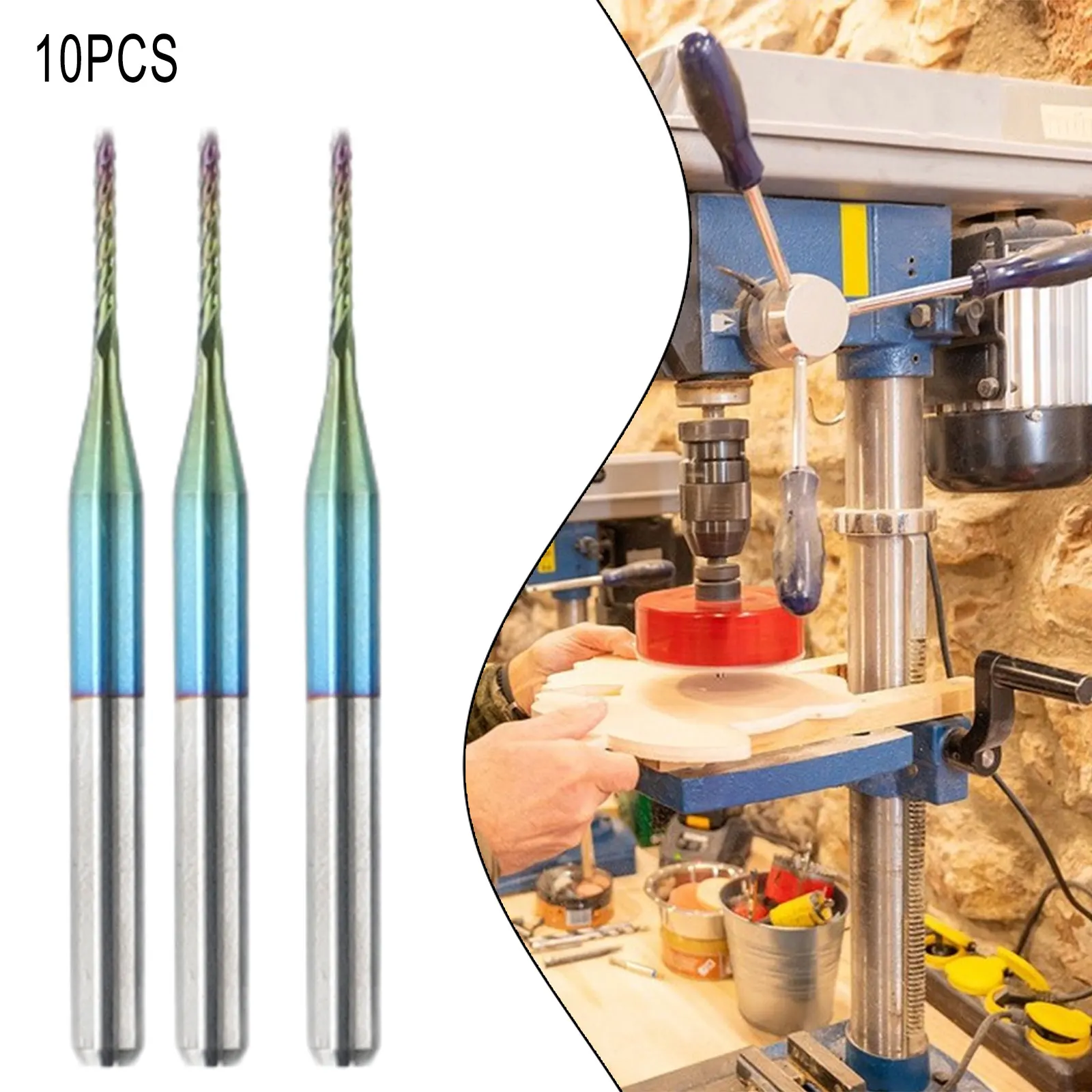 Milling Cutter Cutting Bit For Plastic Industrial Mill Router 10* Useful 10pcs 10x 1mm Accessories Blue Carbide
Milling Cutter Cutting Bit For Plastic Industrial Mill Router 10* Useful 10pcs 10x 1mm Accessories Blue Carbide