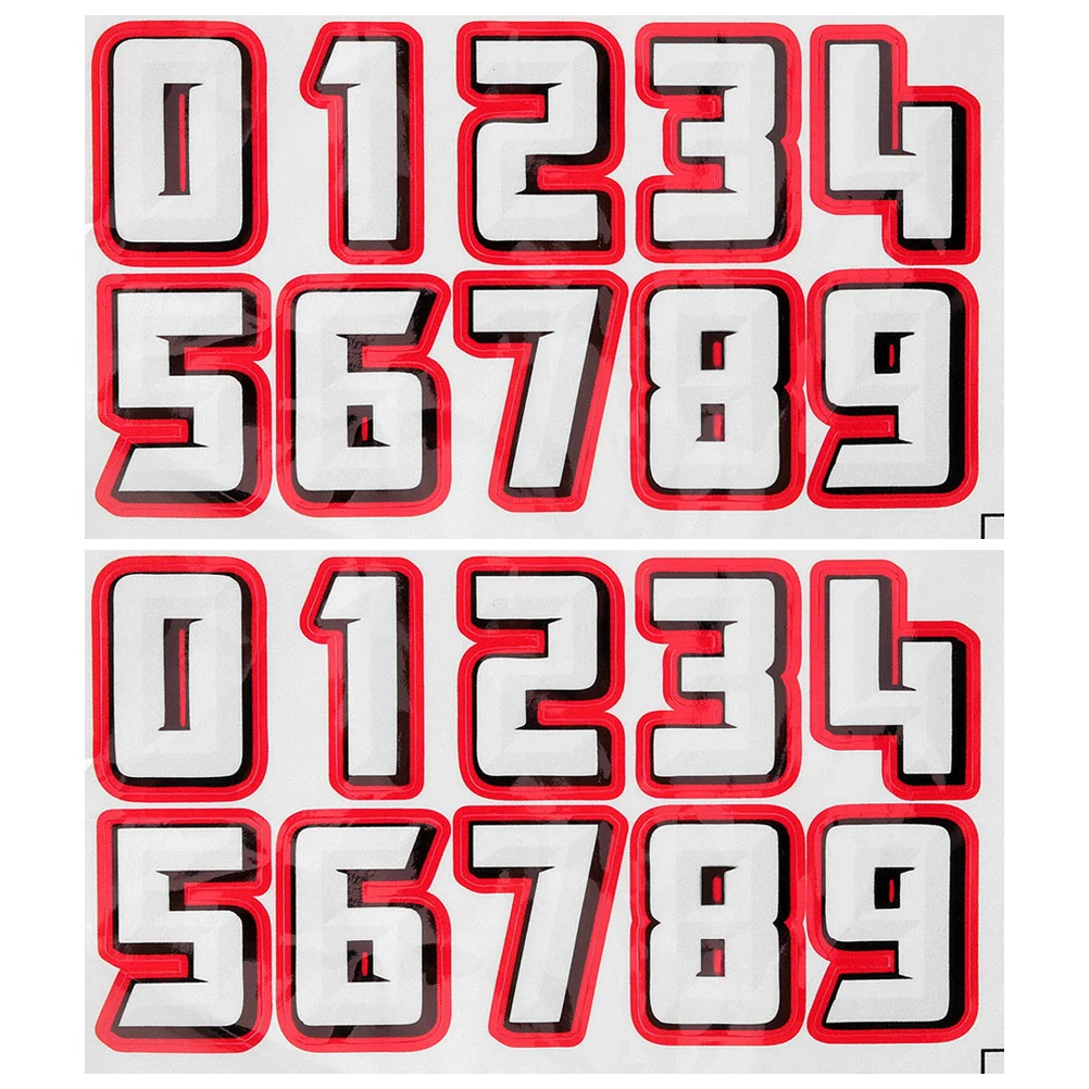 

2 Sets Stickers of Decorative Hockey Hat Softball Decals Number Design Hockey Hat Softball Decals Soccer Number Hockey Hat