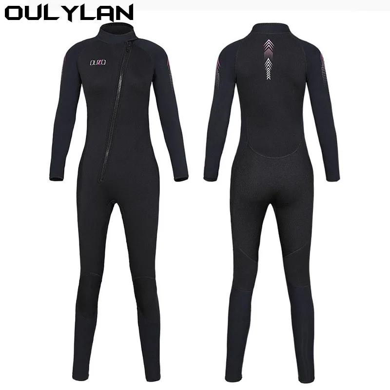 

Oulylan Spearfishing Wetsuits One Piece Full Body Diving Suit Jumpsuit 3MM Neoprene Wetsuit 2024 Women Men High Elastic Surfing