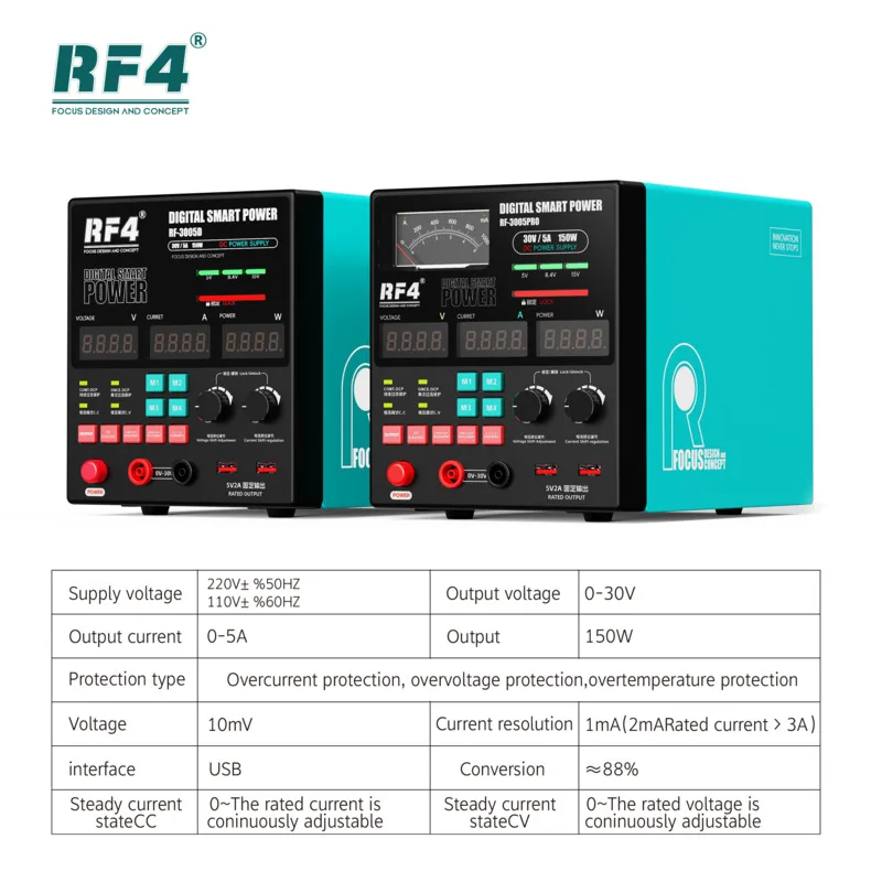 RF4 3005D Adjustable DC Power Supply 3005PRO 30V 5A LED Lab Bench Power Source Stabilized Switch Power Supply Voltage Regulator
RF4 3005D Adjustable DC Power Supply 3005PRO 30V 5A LED Lab Bench Power Source Stabilized Switch Power Supply Voltage Regulator