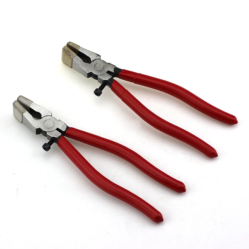 8Inch Cutting Glass Running Pliers Breaking Stained Glass Tools Non-slip Handle Flat End Pliers Attach Rubber Tips
8Inch Cutting Glass Running Pliers Breaking Stained Glass Tools Non-slip Handle Flat End Pliers Attach Rubber Tips