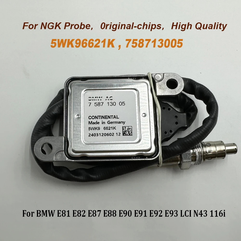 

5WK96621K 758713005 11787587130 Nox Sensor For NGK Probe High Quality Chip For BMW E81 E82 E87 E88 E90 E91 E92 E93 LCI N43 116i