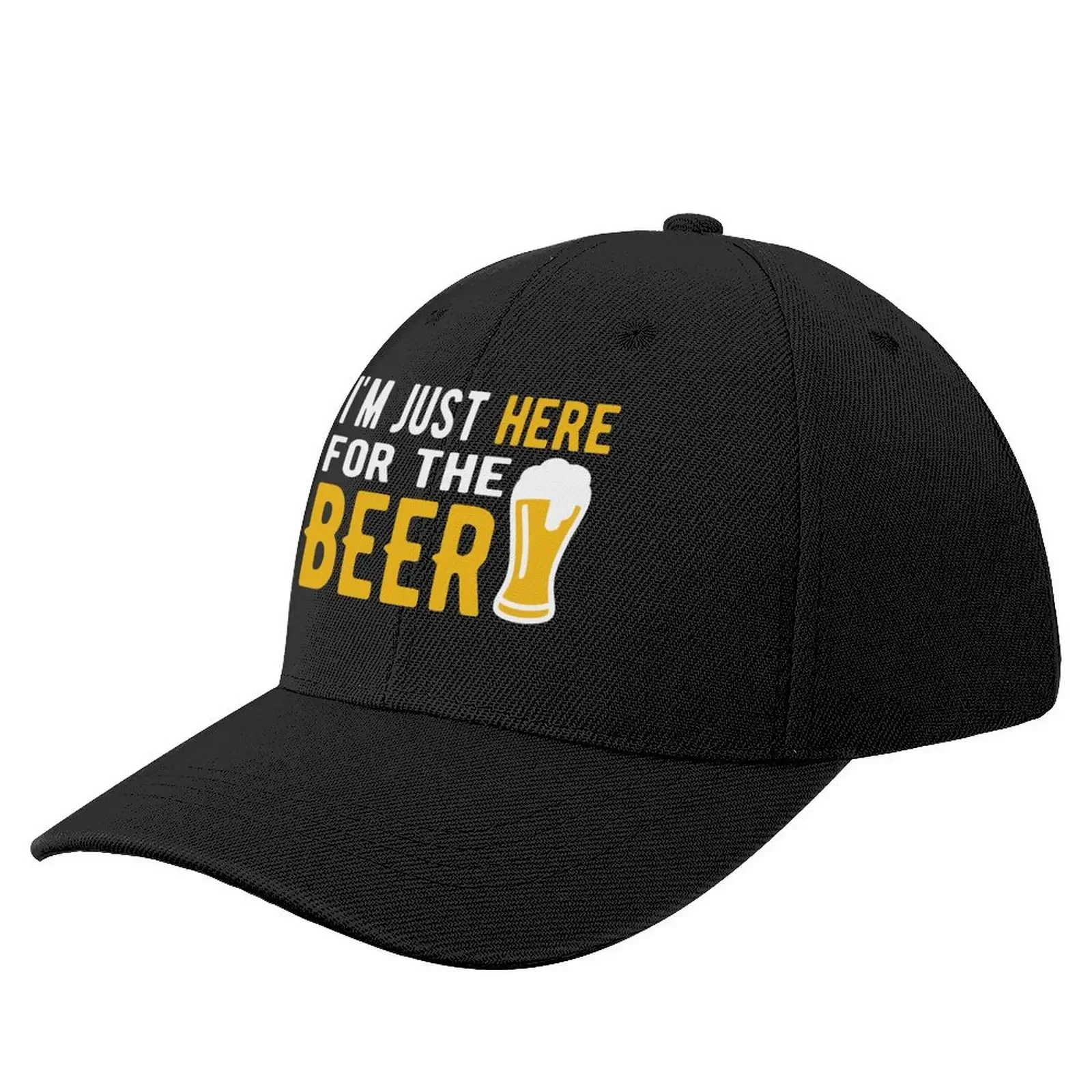 

I'm just here for the Beer Baseball Cap fashionable Golf Wear Luxury Man Hat Caps Women Men's
