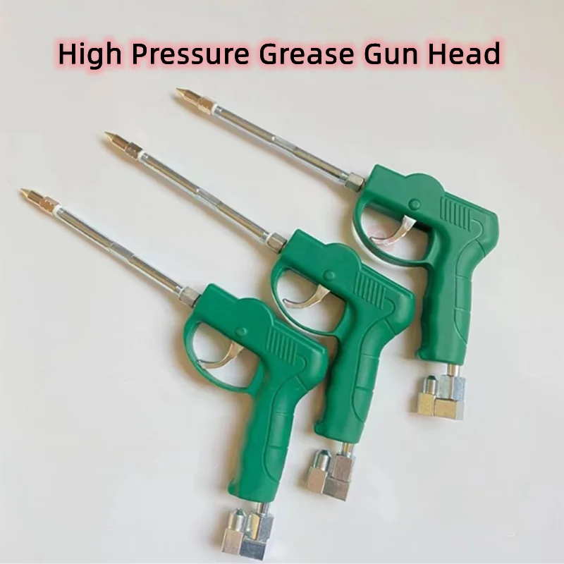 Pneumatic electric grease gun head universal aluminum alloy aluminum iron high-pressure oil injector gun head grip accessories
Pneumatic electric grease gun head universal aluminum alloy aluminum iron high-pressure oil injector gun head grip accessories