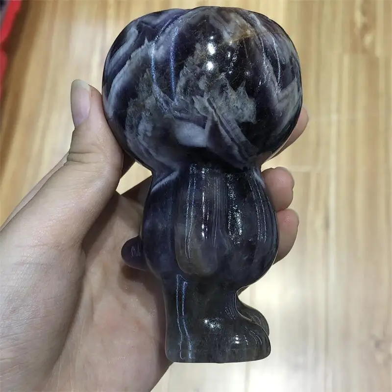 Natural Gemstone Dream Amethyst Doll Candlestick Crystal Carved For Home Decoration Gift Women Girl Crafts 1pcs
Natural Gemstone Dream Amethyst Doll Candlestick Crystal Carved For Home Decoration Gift Women Girl Crafts 1pcs