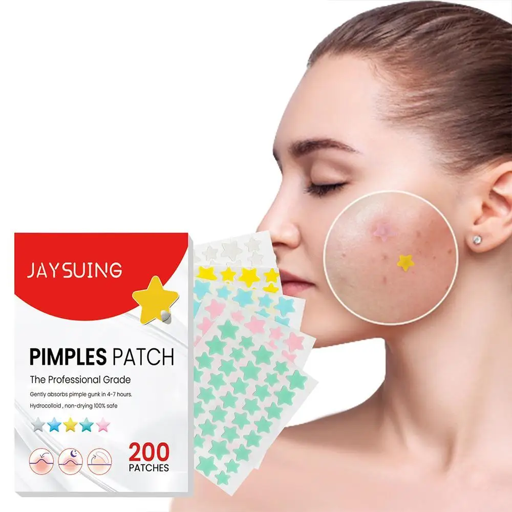 200pcs Face Skin Care Acne Pimple Patch Pimple Remover Tool Professional Healing Absorbing Spot Sticker Covering Hidden Pimple
200pcs Face Skin Care Acne Pimple Patch Pimple Remover Tool Professional Healing Absorbing Spot Sticker Covering Hidden Pimple