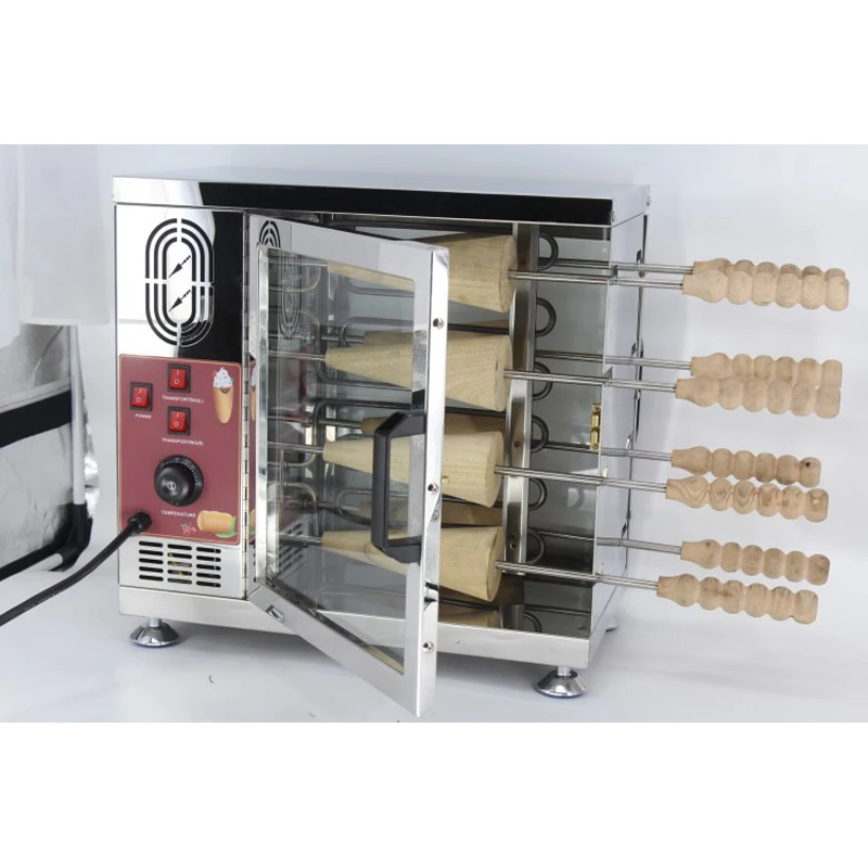 Chimney Bread Roll Baking Machine Ice Cream Bread Cone Maker Cake Baking Machine Kurtos Kalacs Oven with 2 Rollers
Chimney Bread Roll Baking Machine Ice Cream Bread Cone Maker Cake Baking Machine Kurtos Kalacs Oven with 2 Rollers