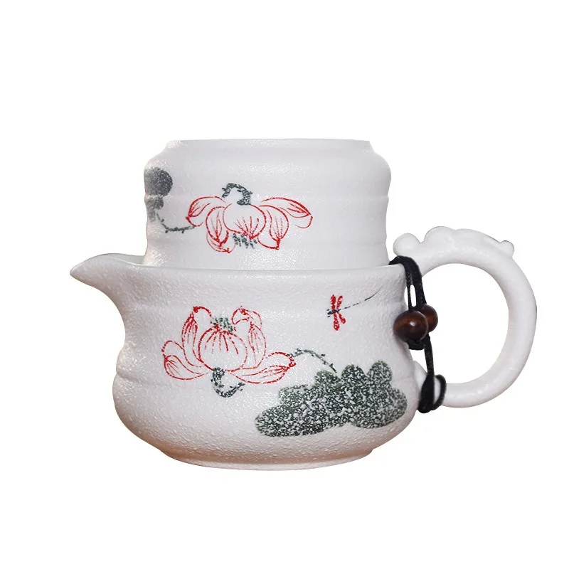 Office Ceramic Single Person Tea Set, Tea Cup, Leisure Cup, Snowflake Express Guest Cup, Hand-painted One Pot, One Cup
Office Ceramic Single Person Tea Set, Tea Cup, Leisure Cup, Snowflake Express Guest Cup, Hand-painted One Pot, One Cup