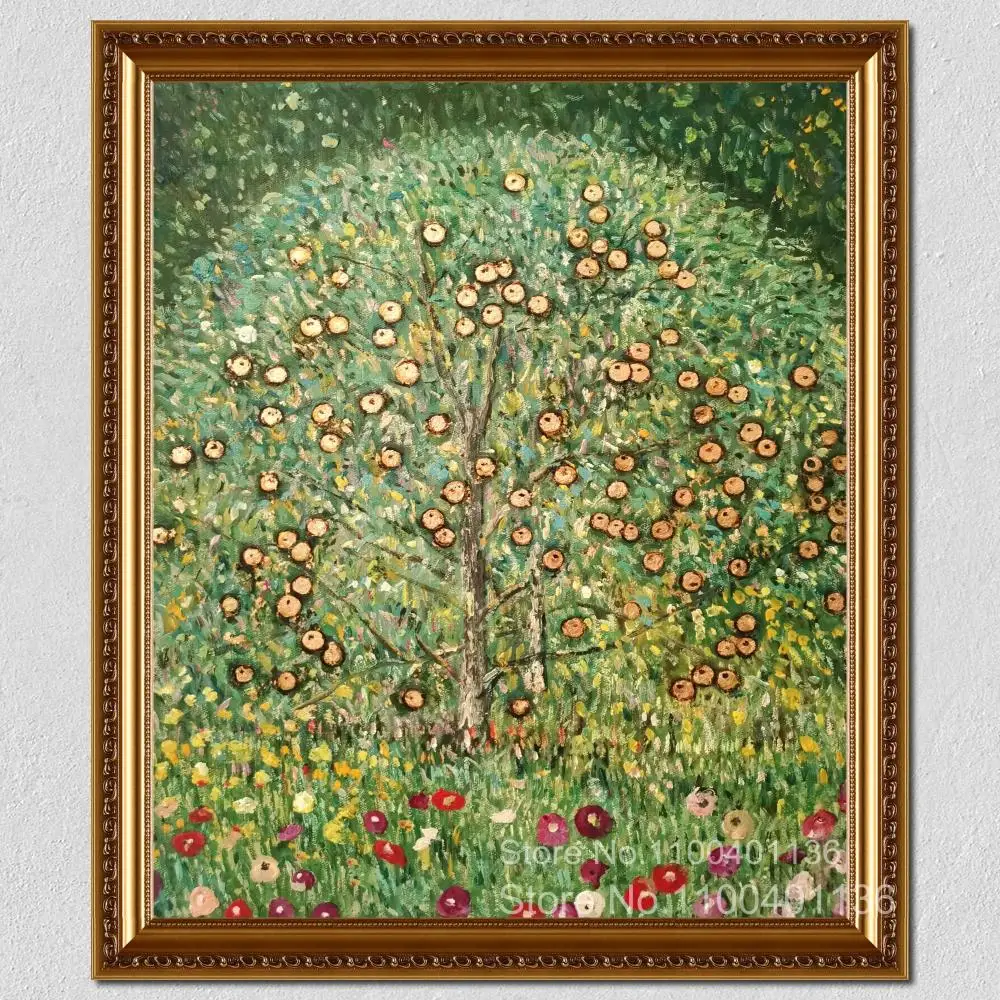 Gold Apple Tree Canvas Art Modern Bathroom Decor Hand Painted Gustav Klimt Painting Famous Artwork Wall Picture Framed 20" X 24"
Gold Apple Tree Canvas Art Modern Bathroom Decor Hand Painted Gustav Klimt Painting Famous Artwork Wall Picture Framed 20" X 24"