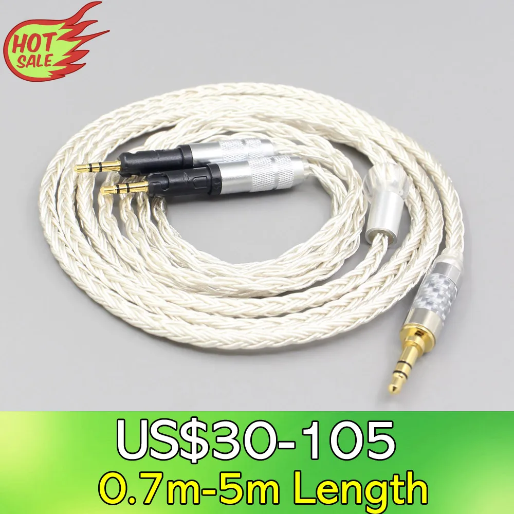 LN007472 6.5mm 2.5mm XLR 4.4mm 16 Core OCC Silver Plated Braided Earphone Headphone Cable For Audio-Technica ATH-R70X
LN007472 6.5mm 2.5mm XLR 4.4mm 16 Core OCC Silver Plated Braided Earphone Headphone Cable For Audio-Technica ATH-R70X