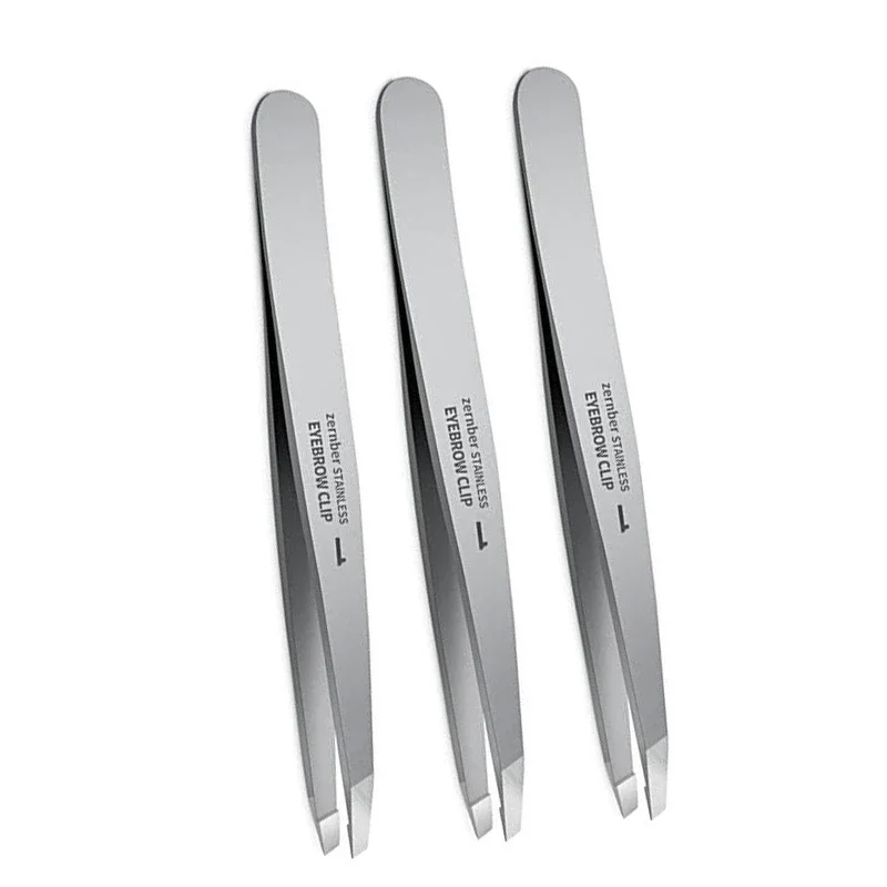 Eyebrow Tweezer Stainless Steel Slanted Eye Brow Clips Hair Removal Makeup Tools Eyelashes Extension Double Eyelid Application
Eyebrow Tweezer Stainless Steel Slanted Eye Brow Clips Hair Removal Makeup Tools Eyelashes Extension Double Eyelid Application
