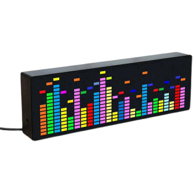 LED Light Stereo Music Spectrum Electronic Clock Voice Rhythm Car Audio Level Indicator VU Meter For Automobile Atmosphere Lamp
LED Light Stereo Music Spectrum Electronic Clock Voice Rhythm Car Audio Level Indicator VU Meter For Automobile Atmosphere Lamp