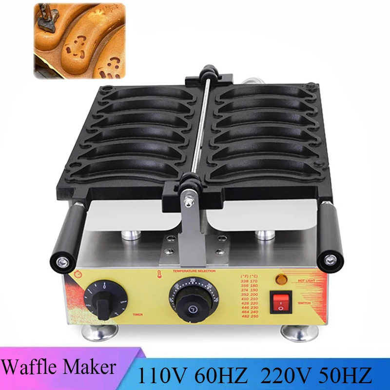 Home Appliance Stainless Steel Smiling Banana Baking Waffle Maker Belgian Muffin Making Machine Sandwich Bread Toasting Baker
Home Appliance Stainless Steel Smiling Banana Baking Waffle Maker Belgian Muffin Making Machine Sandwich Bread Toasting Baker