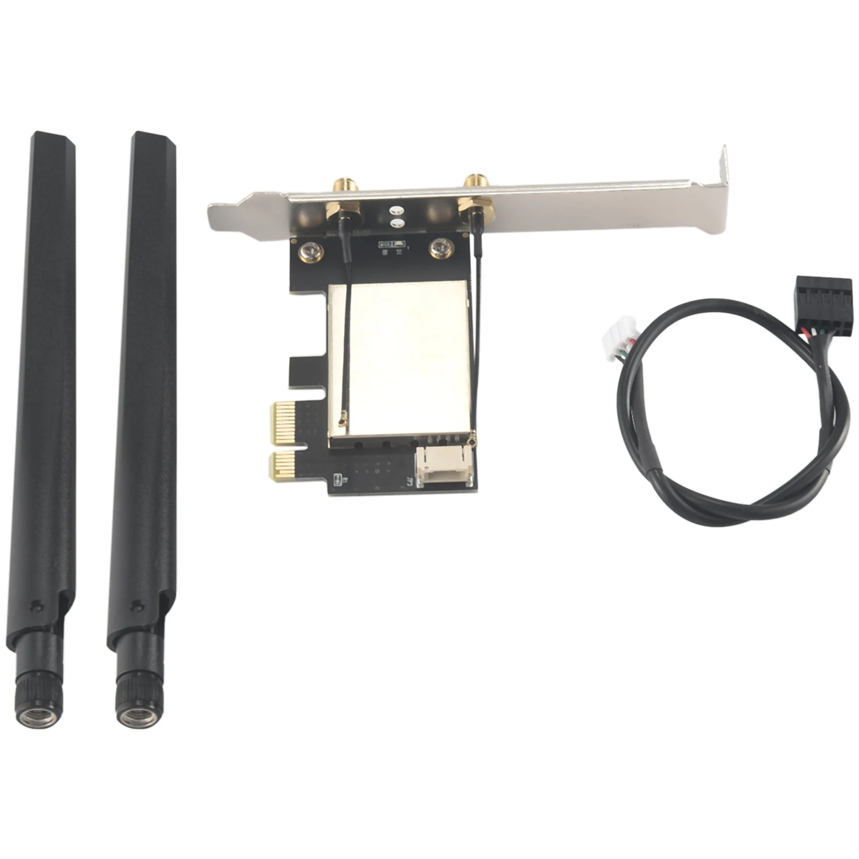 PCIE Wi-Fi адаптер для карты Bluetooth двухдиапазонный беспроводной сетевой Ретранслятор адаптер для настольного ПК для AX200 9260AC
PCIE Wi-Fi адаптер для карты Bluetooth двухдиапазонный беспроводной сетевой Ретранслятор адаптер для настольного ПК для AX200 9260AC