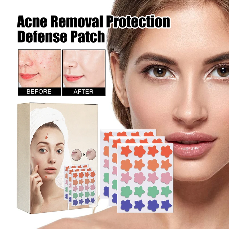 60pcs Colored Star Pimple Patch Acne Invisible Blemish Removal Skin Care Paster Portable Concealer Face Spot Beauty Makeup Tool
60pcs Colored Star Pimple Patch Acne Invisible Blemish Removal Skin Care Paster Portable Concealer Face Spot Beauty Makeup Tool