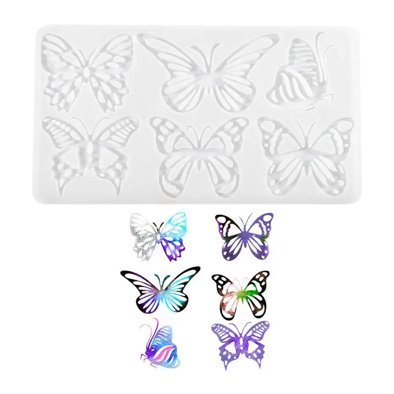 

Butterfly Silicone Mold for Jewelry DIY Crafts Pendant Mould 6 Styles Butterfly Resin Molds cute Butterfly Mold Jewelry Molds