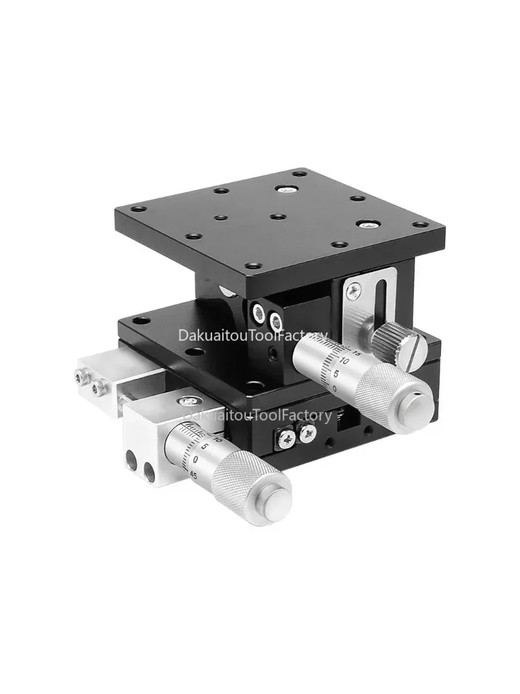 

XZ Axis Precision Fine-Tuning Platform Manual Displacement Sliding Table Optical Two Axis Horizontal Lifting Le40/60/90/125