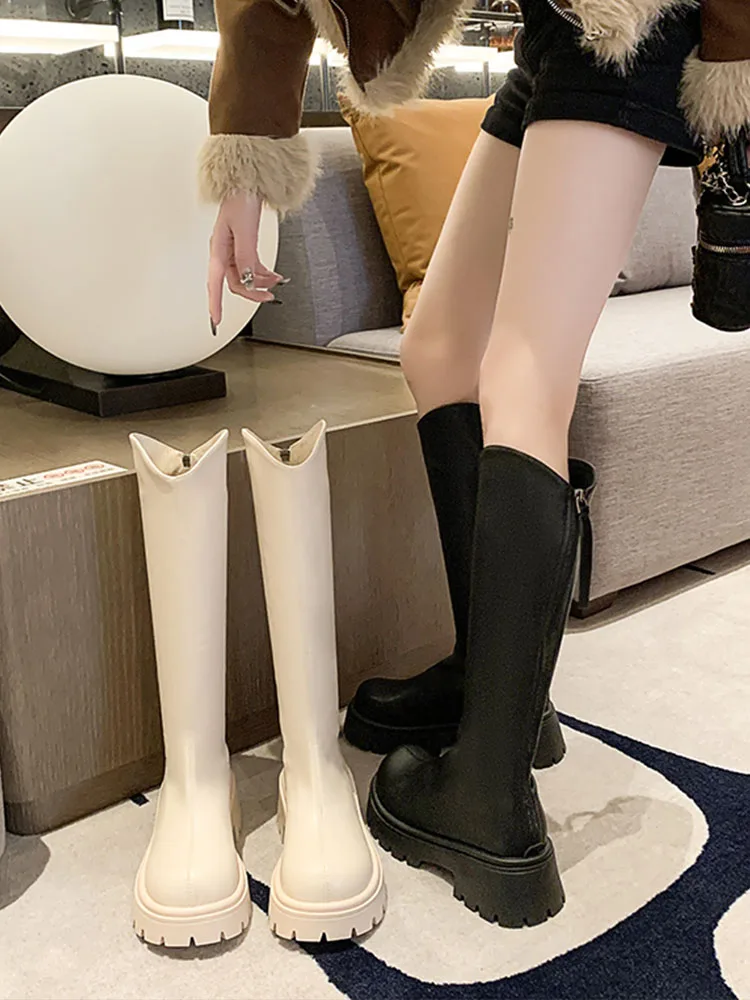 Med Heel Boots Shoes Zipper Clogs Platform Round Toe Winter Footwear Over-the-Knee Autumn Lolita Rubber 2023 Ladies Short Plush
Med Heel Boots Shoes Zipper Clogs Platform Round Toe Winter Footwear Over-the-Knee Autumn Lolita Rubber 2023 Ladies Short Plush