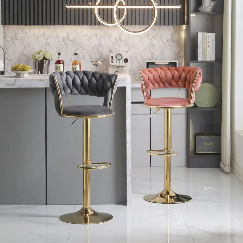 

Luxury Modern Bar Stools Nordic Office Kitchen Chair Office Design Home Comfort Sedie Sala Da Pranzo Interior Decoration LS20WW