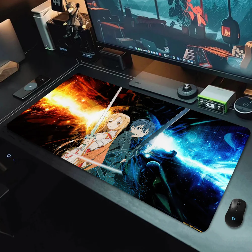 

Mousepad Desktop Pad Game sword art online Mousepad Gaming Many people love it Large Deak Mat Gift for Boys for oIverwatch