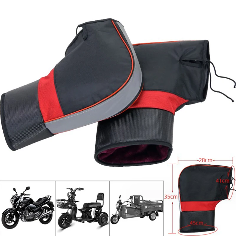 1Pair Motorcycle Handlebar Muffs Protective Motorcycle Scooter Thick Warm Grip Handle Bar Muff Rainproof Winter Warmer Gloves
1Pair Motorcycle Handlebar Muffs Protective Motorcycle Scooter Thick Warm Grip Handle Bar Muff Rainproof Winter Warmer Gloves