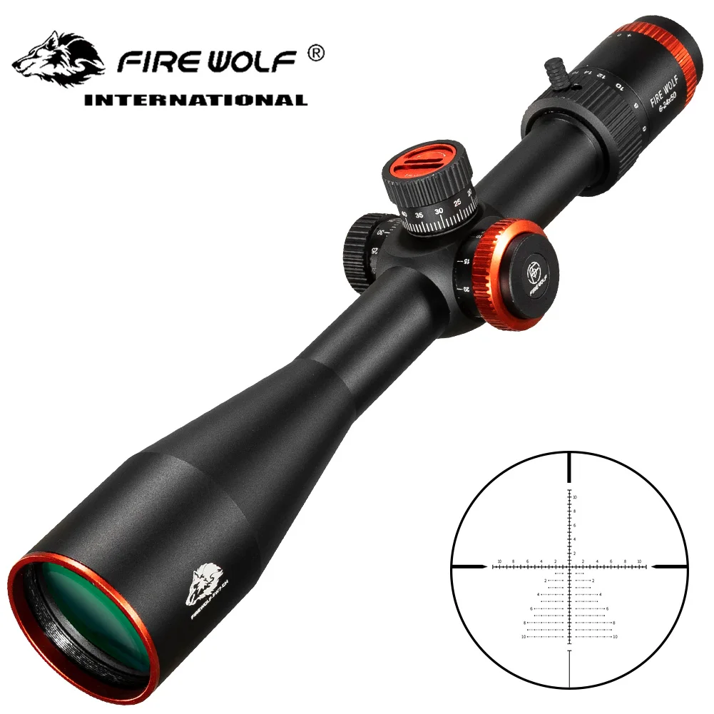 Fire Wolf Afg Tactische Optische Zicht Scopes & Accessoires 6-24X50 Outdoor Sport Jacht Eerste Focal Plane Scope
Fire Wolf Afg Tactische Optische Zicht Scopes & Accessoires 6-24X50 Outdoor Sport Jacht Eerste Focal Plane Scope