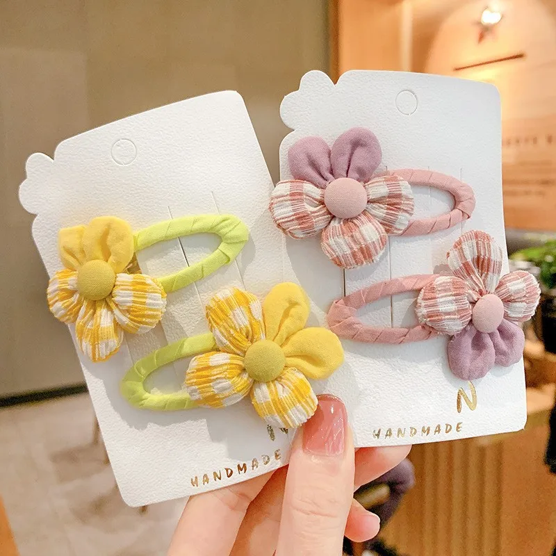 2pcs Cute Flower Girls Hair Clip Peincess Baby Floral Hairpin Handmade Children's Cloth Hair Accessories Set Kids Bangs Headwear
2pcs Cute Flower Girls Hair Clip Peincess Baby Floral Hairpin Handmade Children's Cloth Hair Accessories Set Kids Bangs Headwear