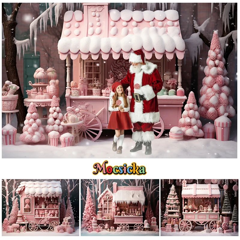 Photography Background Winter Pink Ice Cream Shop Snow Forest Christmas Tree Gift Xmas Decor Kids Portrait Backdrop Photo Studio
Photography Background Winter Pink Ice Cream Shop Snow Forest Christmas Tree Gift Xmas Decor Kids Portrait Backdrop Photo Studio