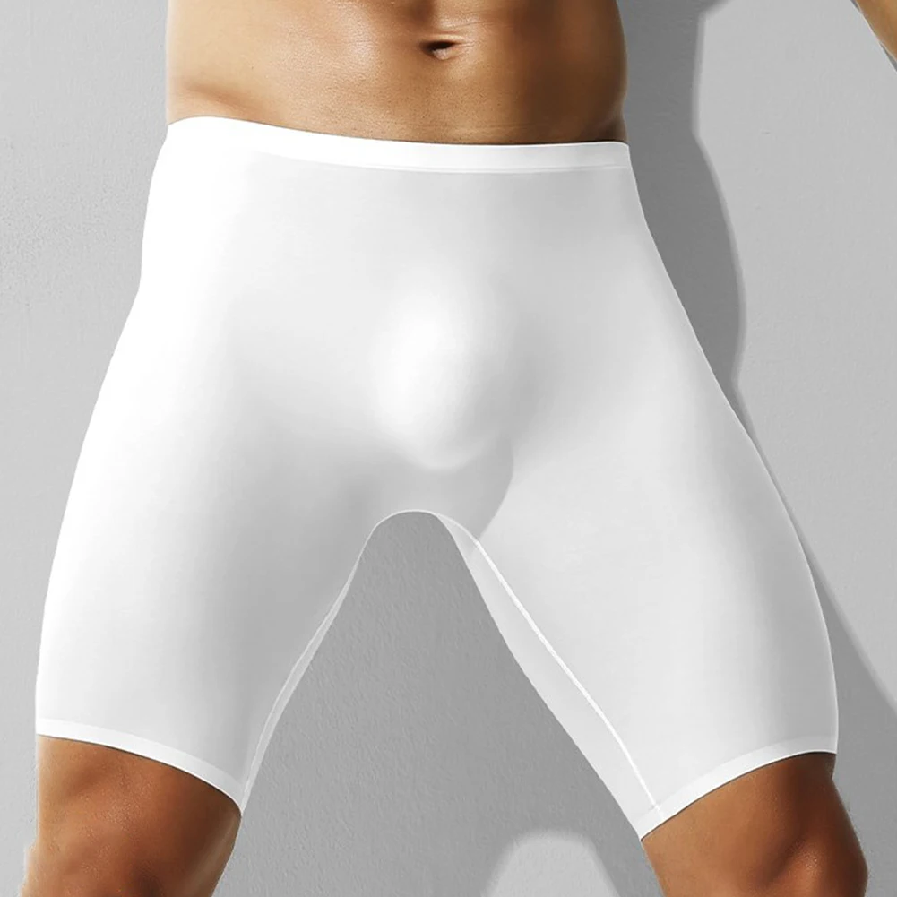 Mens Ice Silk Underwear Long Leg Boxer Briefs Trunk Sport Shorts Breathable Comfortable Swimsuit Soft Fitness Elastic Panties
Mens Ice Silk Underwear Long Leg Boxer Briefs Trunk Sport Shorts Breathable Comfortable Swimsuit Soft Fitness Elastic Panties