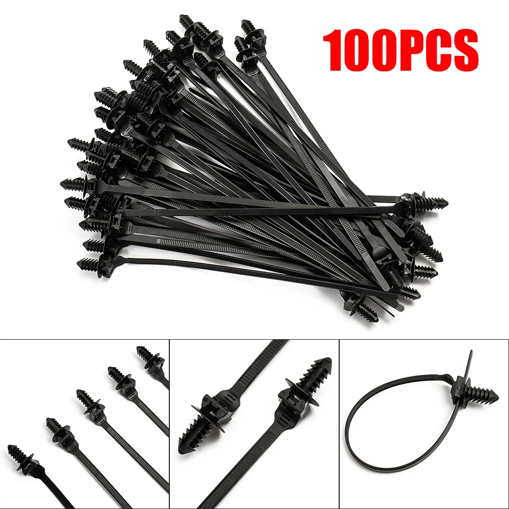 50/100Pcs Nylon Push Clips Wire Tie Released Zip Straps Pipe Cable Fastener Bundle Wire Harness Fastener Cable Clamp Clips
50/100Pcs Nylon Push Clips Wire Tie Released Zip Straps Pipe Cable Fastener Bundle Wire Harness Fastener Cable Clamp Clips