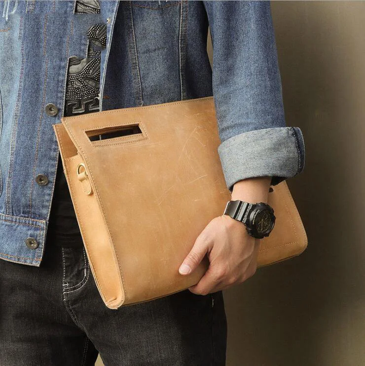 Leather Briefcase File Bag Genuine Leather Documents Pouch Featured Crazy Horse Leather A4 File Hand bag Formal Business
Leather Briefcase File Bag Genuine Leather Documents Pouch Featured Crazy Horse Leather A4 File Hand bag Formal Business