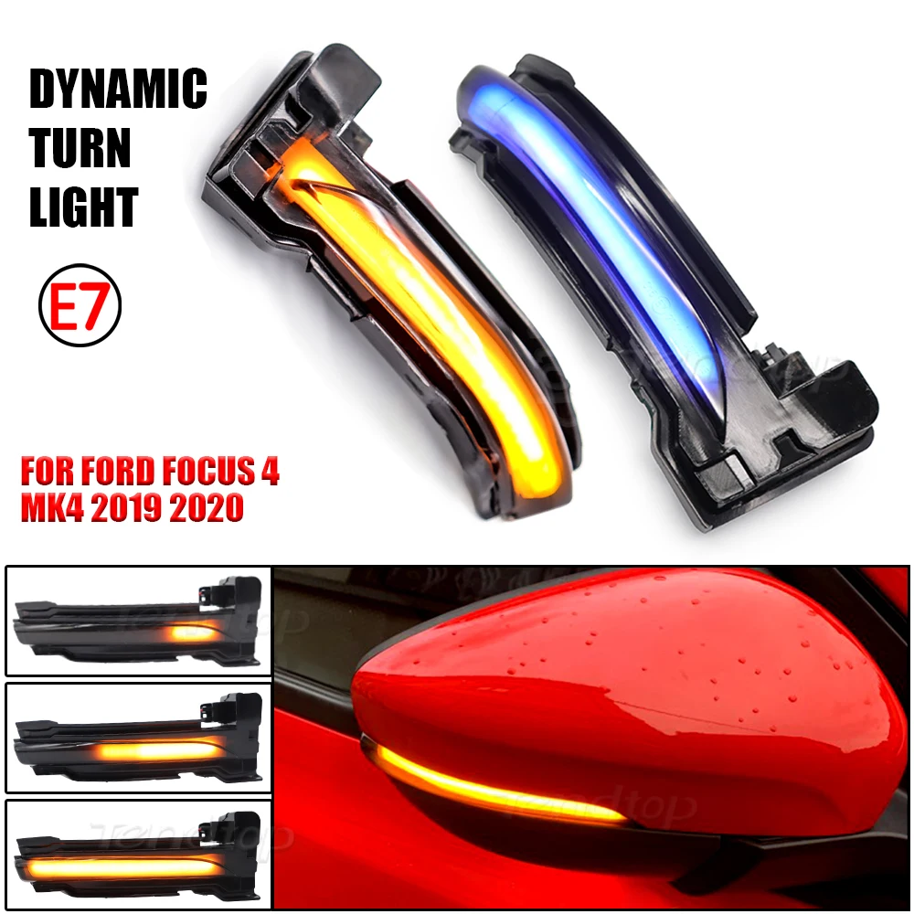 Dynamic LED Blinker Indicator Mirror Turn Light Signal Repeater Lamps Car Accessories For Ford Focus 4 MK4 2019 2020 
Dynamic LED Blinker Indicator Mirror Turn Light Signal Repeater Lamps Car Accessories For Ford Focus 4 MK4 2019 2020