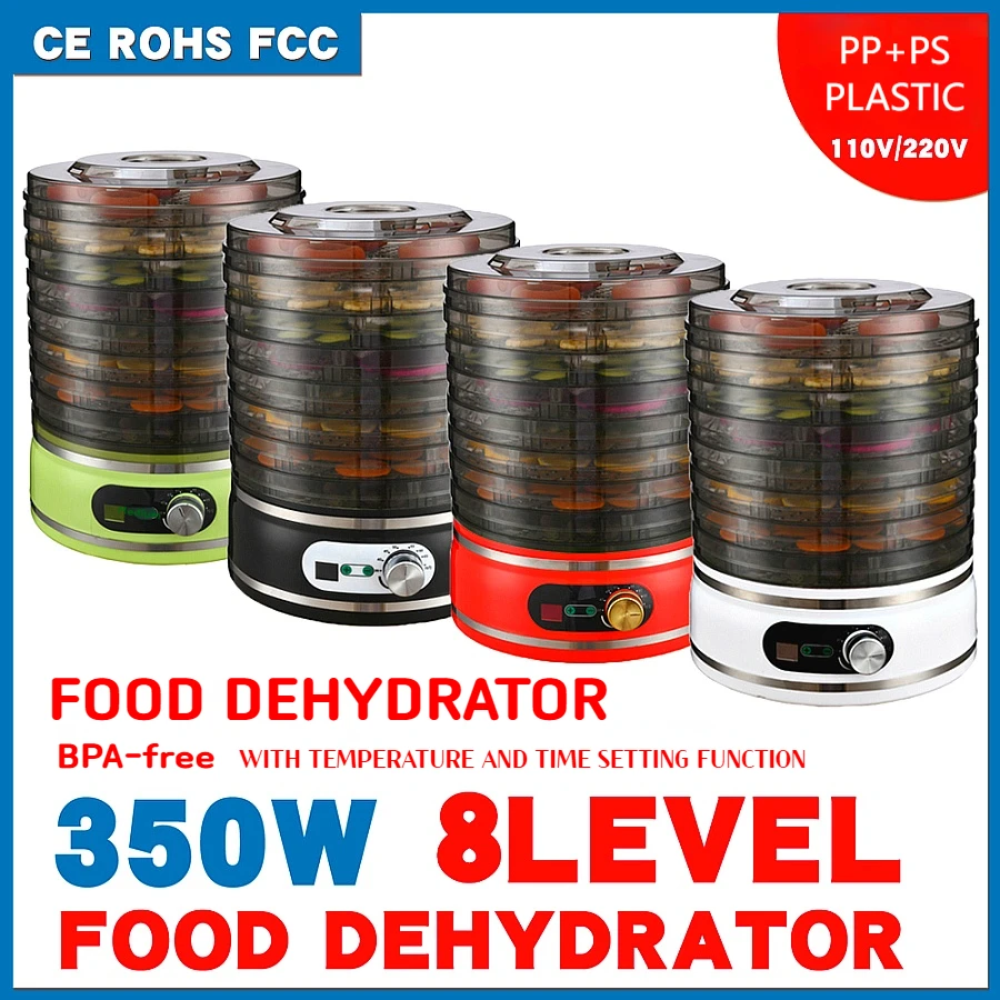 8 Trays Food Dehydrator Fruits Dryer with Digital LED Display For Jerky, Herbs, Meat,Vegetable
8 Trays Food Dehydrator Fruits Dryer with Digital LED Display For Jerky, Herbs, Meat,Vegetable
