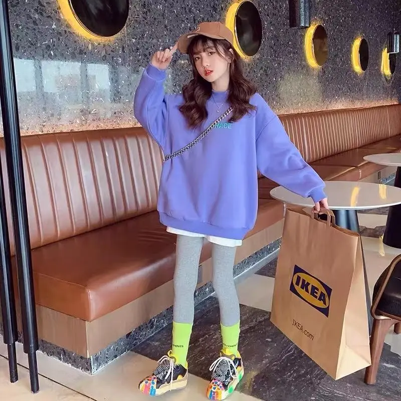 Children's Clothing Girls' Sweatshirts 2023 Autumn Winter Plush Thickened Warm Long Sleeve Top Pullover O-Neck Solid5-14 Yrs
Children's Clothing Girls' Sweatshirts 2023 Autumn Winter Plush Thickened Warm Long Sleeve Top Pullover O-Neck Solid5-14 Yrs