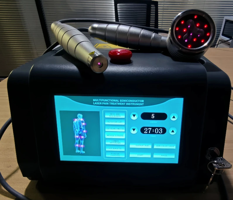 Advanced Medical Grade 650nm 808nm Laser Device, Professional Therapy for Pain Relief and Wound Healing Care
