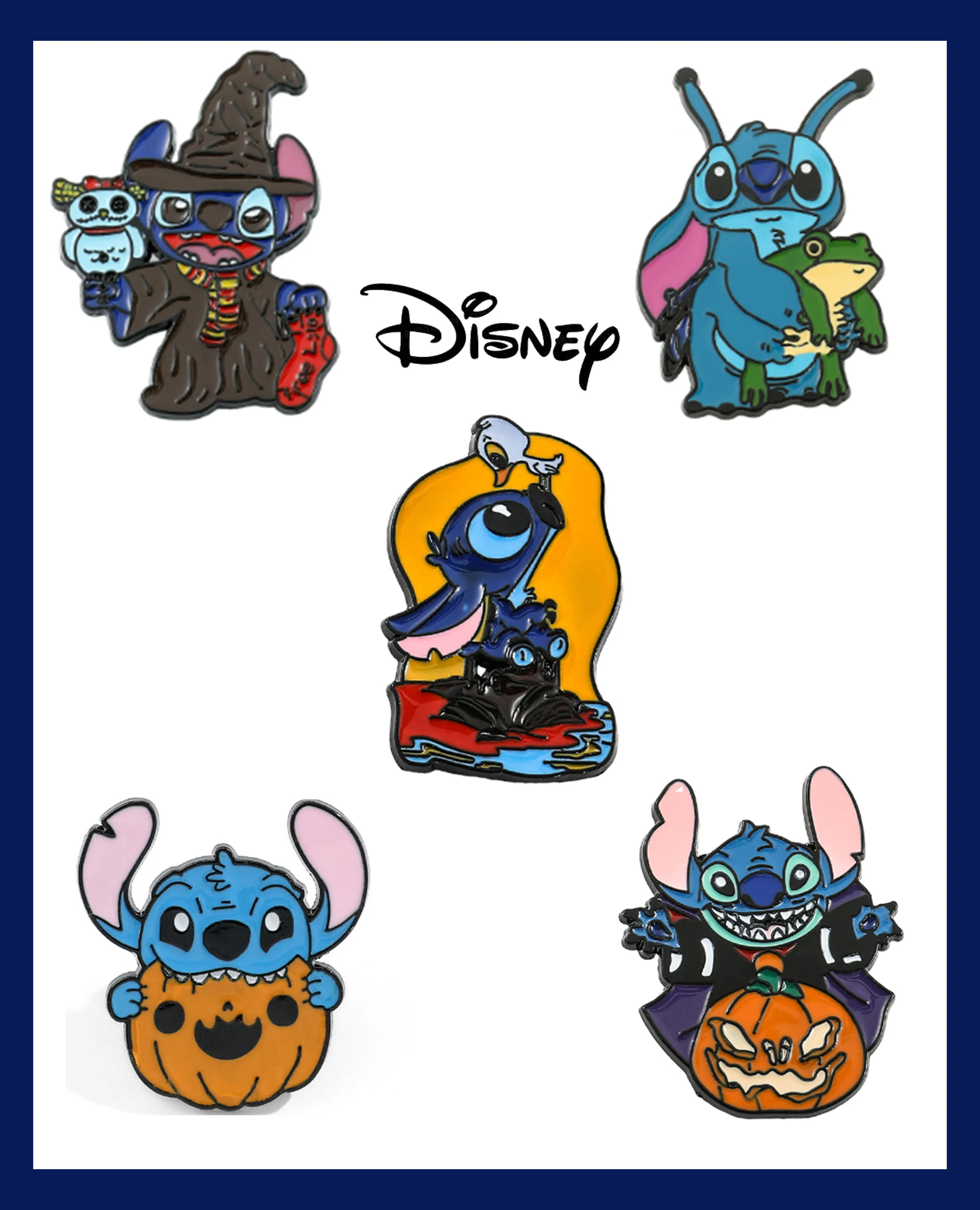 Disney Stitch Brooch Cartoon Creative Halloween Harry Potter Cute Metal Enamel Pin Ornaments Children Birthday/Christmas Gift
Disney Stitch Brooch Cartoon Creative Halloween Harry Potter Cute Metal Enamel Pin Ornaments Children Birthday/Christmas Gift