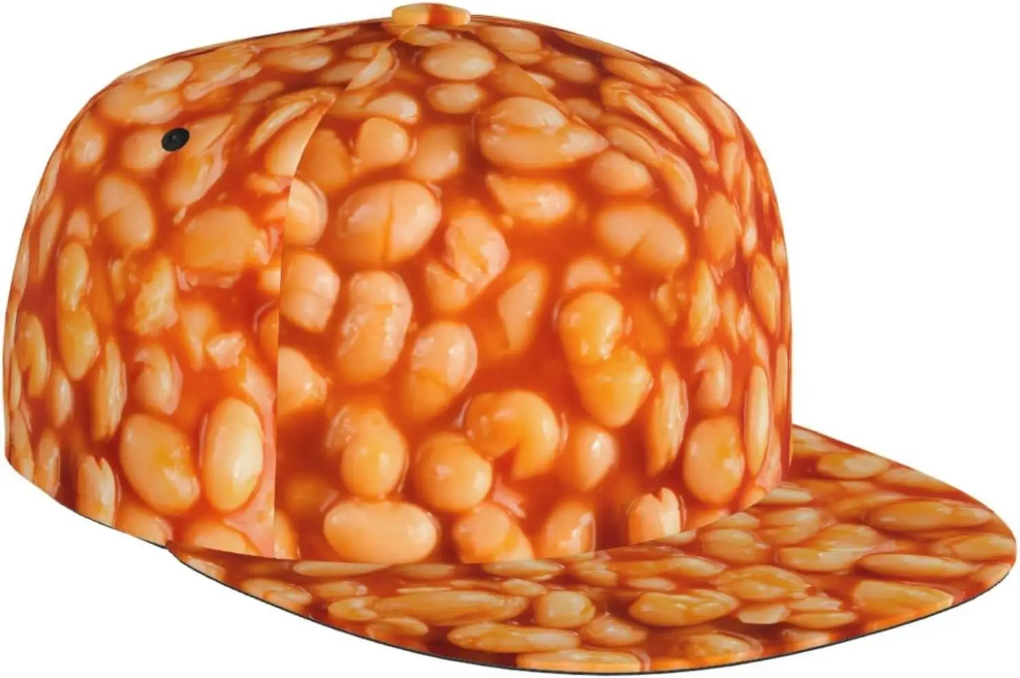 

Funny Food Print Snapback Hat Hip Hop Style Fashion Flat Bill Hats Teens Adjustable Baseball Cap Trucker Hat