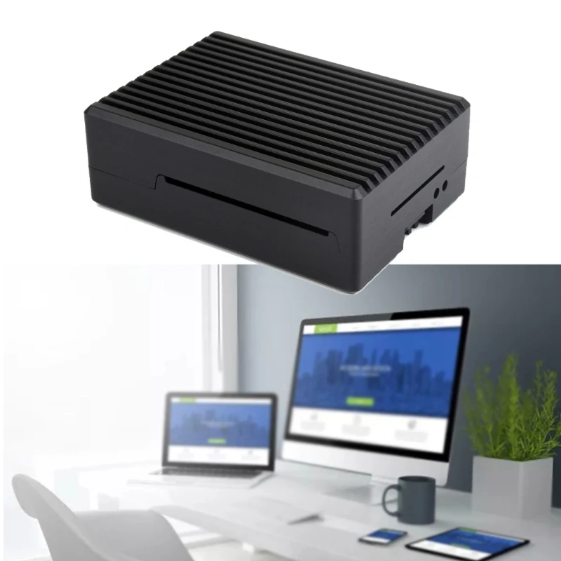 для RPI5 Алюминиевый корпус Активный охлаждающий вентилятор Защитный металлический корпус для RPI 5
для RPI5 Алюминиевый корпус Активный охлаждающий вентилятор Защитный металлический корпус для RPI 5