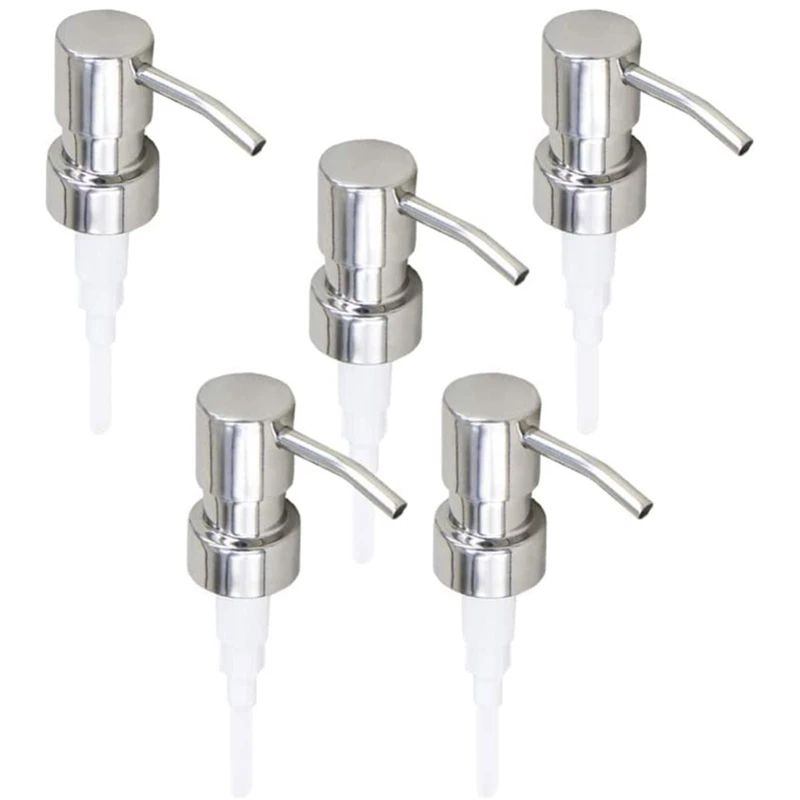 10Pcs Stainless Steel Soap Pump Replacement 28 Teeth Metal Bottle Nozzles Lotion Dispenser Head
10Pcs Stainless Steel Soap Pump Replacement 28 Teeth Metal Bottle Nozzles Lotion Dispenser Head